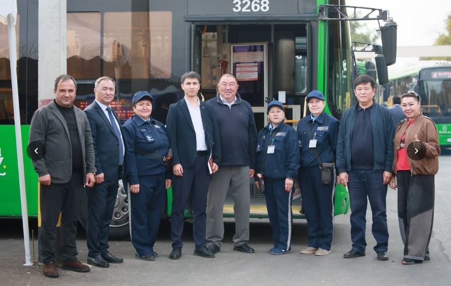 ТАРАЗҒА ҚАТЫНАЙТЫН ЖАҢА АВТОБУС БАҒЫТЫ АШЫЛДЫ — Фотосурет 3