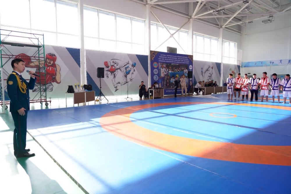 Астана жасөспірімдер арасында күрестен «Жас сарбаз барысы» турнирі өтті — Фотосурет 4