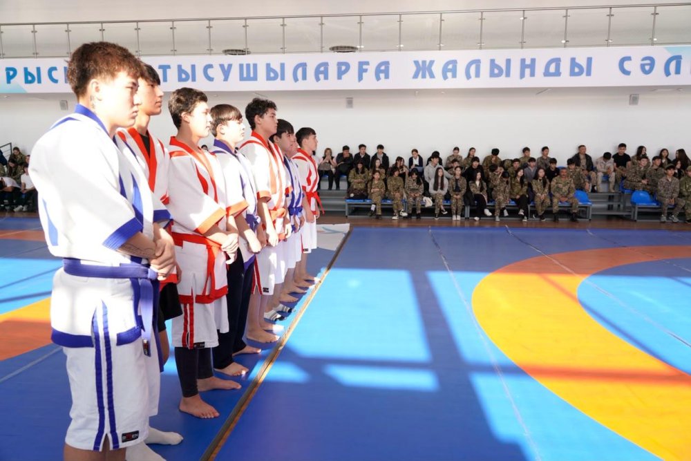 Астана жасөспірімдер арасында күрестен «Жас сарбаз барысы» турнирі өтті — Фотосурет 5