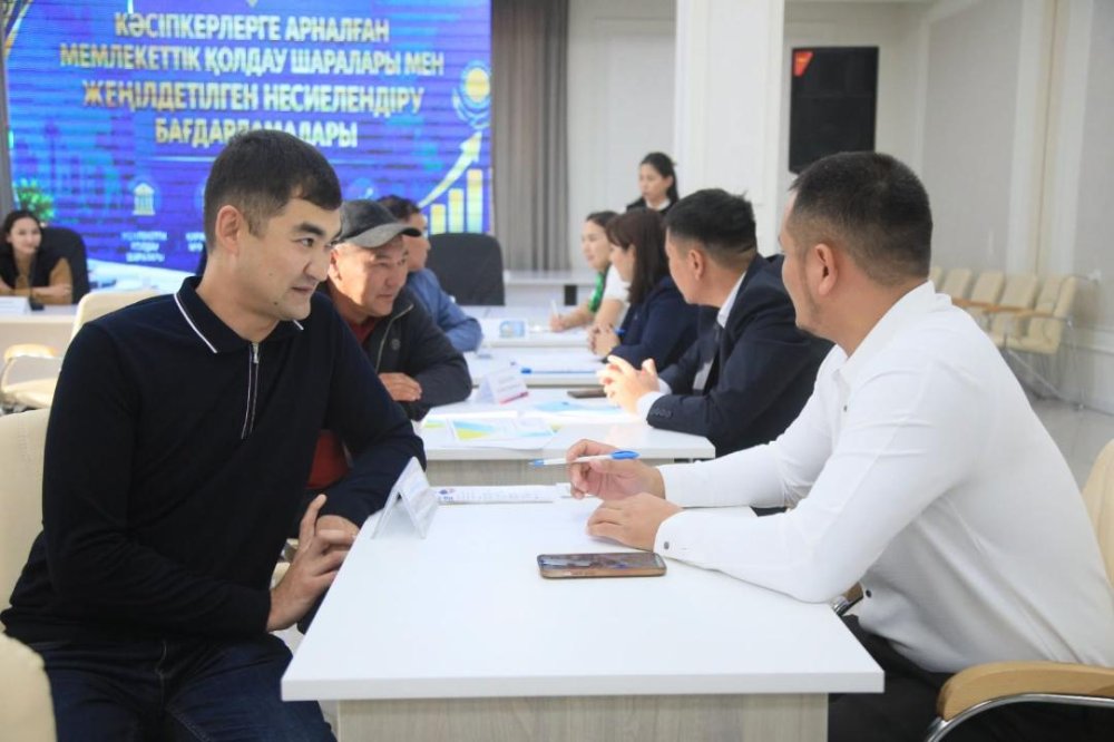 Кәсіпкерлерге қаржылай қолдау көрсету мәселелері бойынша кездесу өтті — Фотосурет 7
