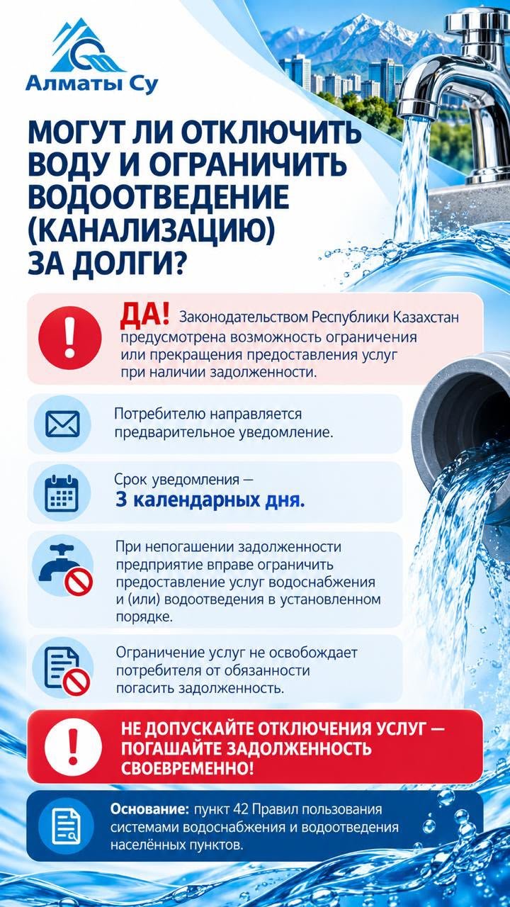 «Алматы Су» қала тұрғындарын су және кәріз қызметі үшін төлемді кешіктірмеуге шақырды — Фотосурет 7