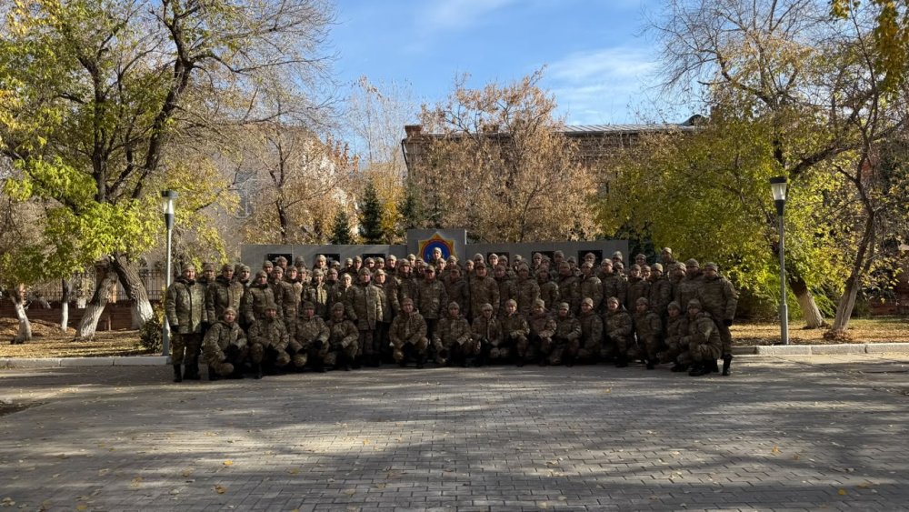 Құтқарушылар аллеясында азаматтық қорғау органдары қызметкерлерінің ант қабылдау рәсімі өтті — Фотосурет 2