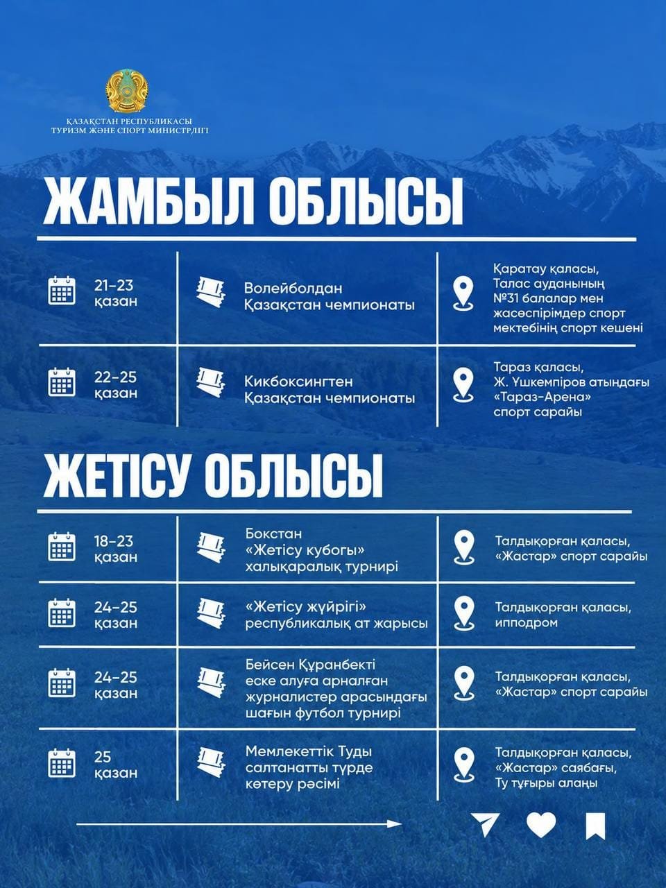 Келесі аптада Қазақстанда қандай іс-шаралар өтеді? — Фотосурет 7