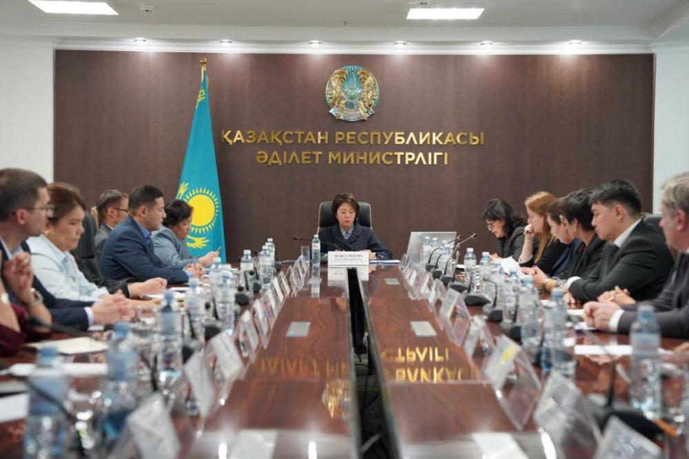ҚР Әділет министрлігінде Зияткерлік меншік саласындағы заңнаманы жетілдіру мәселелері бойынша дөңгелек үстел өтті — Фотосурет 1