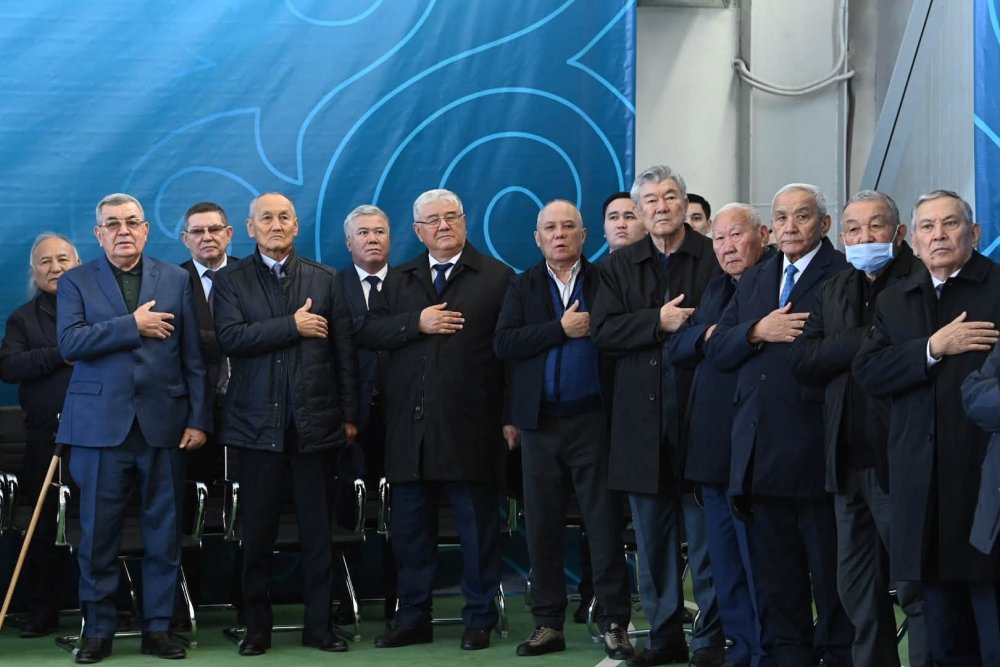 Машбек Нәлібаевтың 100 жылдығына арналған қазақ күресінен республикалық турнир басталды — Фотосурет 7
