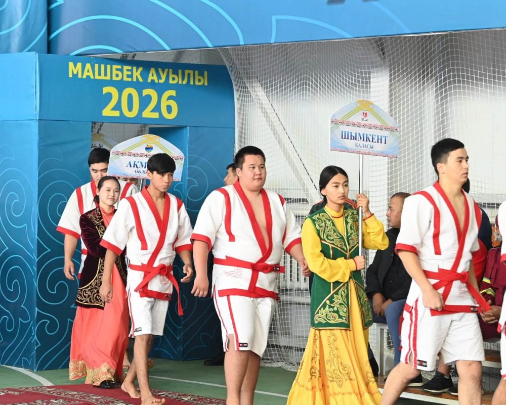 Машбек Нәлібаевтың 100 жылдығына арналған қазақ күресінен республикалық турнир басталды — Фотосурет 2