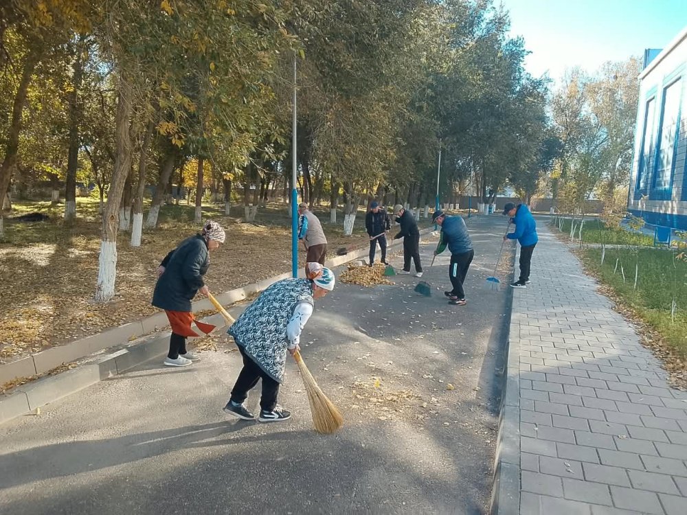 Ауданда сенбілік жұмыстары қарқынды жалғасуда — Фотосурет 15