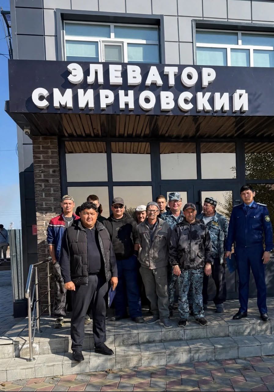«Элеватор Смирновский» ЖШС-де еңбек қауіпсіздігі және еңбекті қорғау бойынша семинар өткізілді — Фотосурет 1