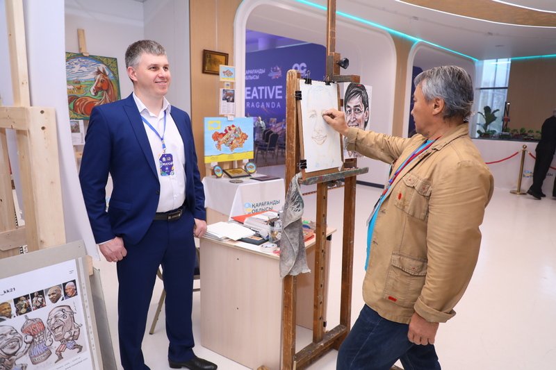 Қолөнерден жасанды интеллектке дейін: Қарағандының креативті индустрия өкілдері Астанада бас қосты — Фотосурет 4
