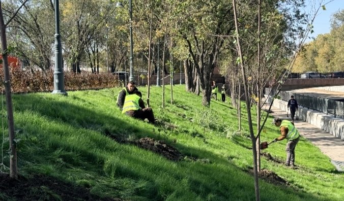Үлкен Алматы каналының (БАК) бойында сенбілік өтті — Фотосурет 3
