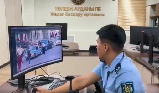 Түркістан облысында полицейлер жол қозғалысы ережелерін өрескел бұзған жүргізушіні анықтады