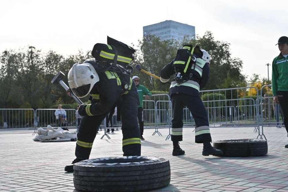 Құтқарушылар күніне орай өрт сөндіру кроссфиті сайысы өткізілді — Фотосурет 2
