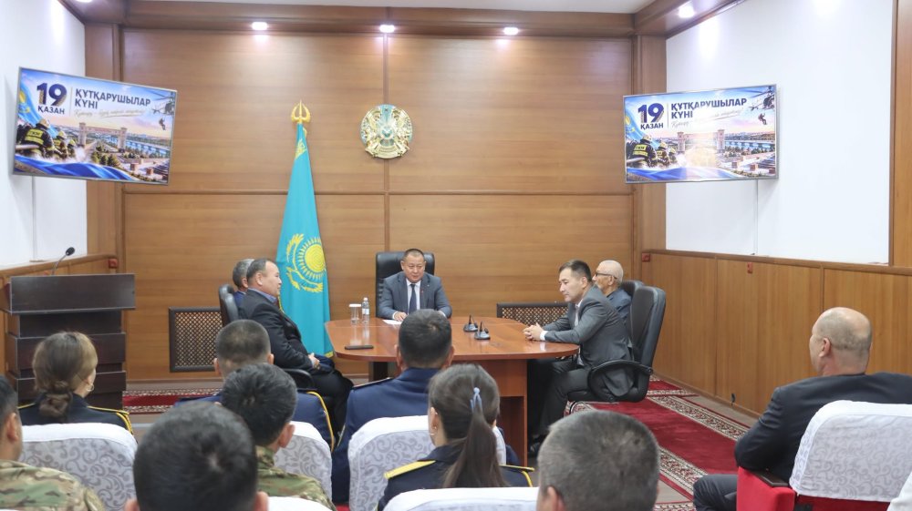Құтқарушылар күні мерекесіне орай мерекелік қабылдау өтті — Фотосурет 1