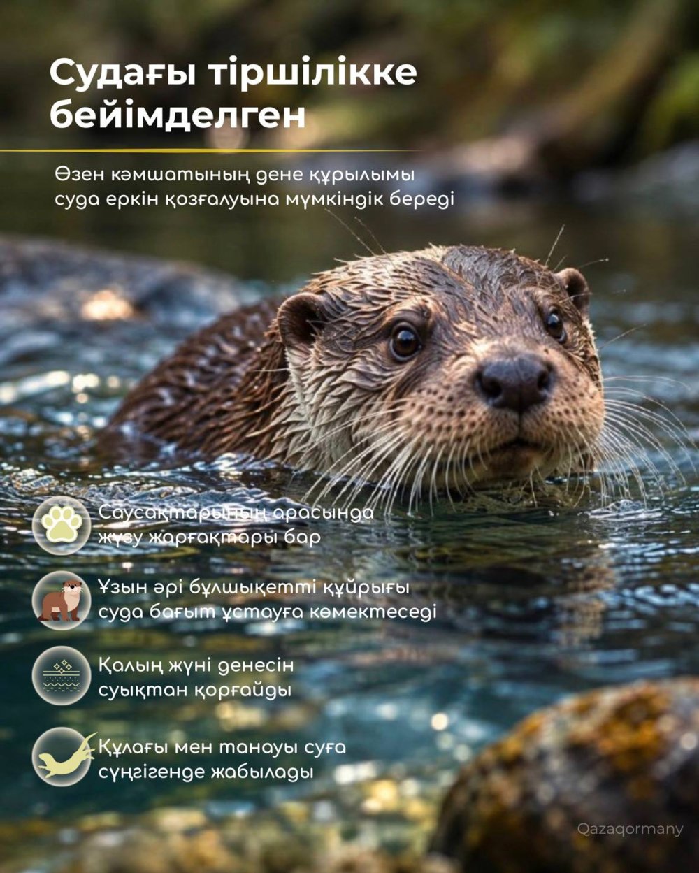 Өзен кәмшаты су астында қанша уақыт бола алады? — Фотосурет 3