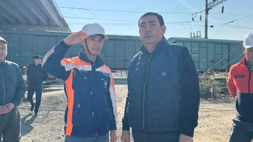Қала әкімі Абай даңғылындағы көпірдің құрылыс барысымен танысты — Фотосурет 1