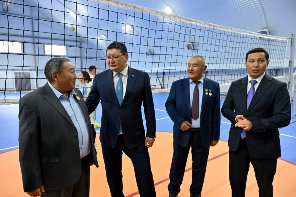Аягөз ауданының Қопа ауылында заманауи спорт кешені ашылды — Фотосурет 12