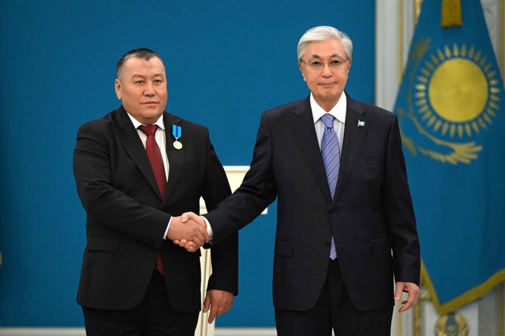 ҚЫЗЫЛОРДАЛЫҚ ӨРТ СӨНДІРУШІ ПРЕЗИДЕНТ ЖАРЛЫҒЫМЕН МАРАПАТТАЛДЫ — Фотосурет 1