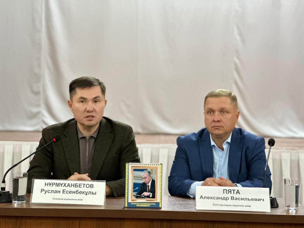 Осакаров ауданының әкімі Руслан Нұрмұхамбетов Нияз, Қарағайлы және Есіл ауылдық округтерінің тұрғындарымен кездесті — Фотосурет 1