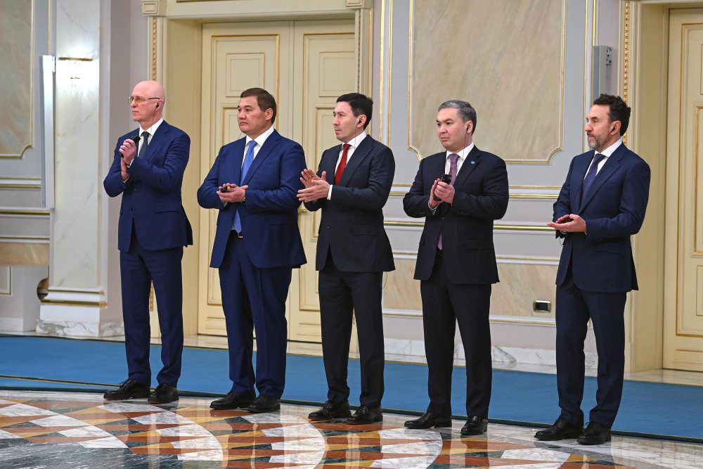 Мемлекет басшысы телекөпір режимінде Ақтоғай мыс балқыту зауытының құрылысын бастау рәсіміне қатысты — Фотосурет 5