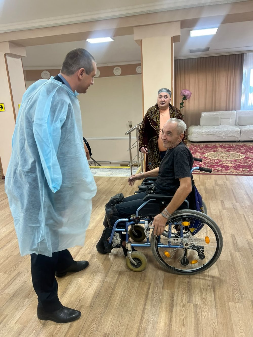 Комитет төрағасы Ұлытау облысының арнаулы әлеуметтік қызметтер көрсету орталығына барды — Фотосурет 4