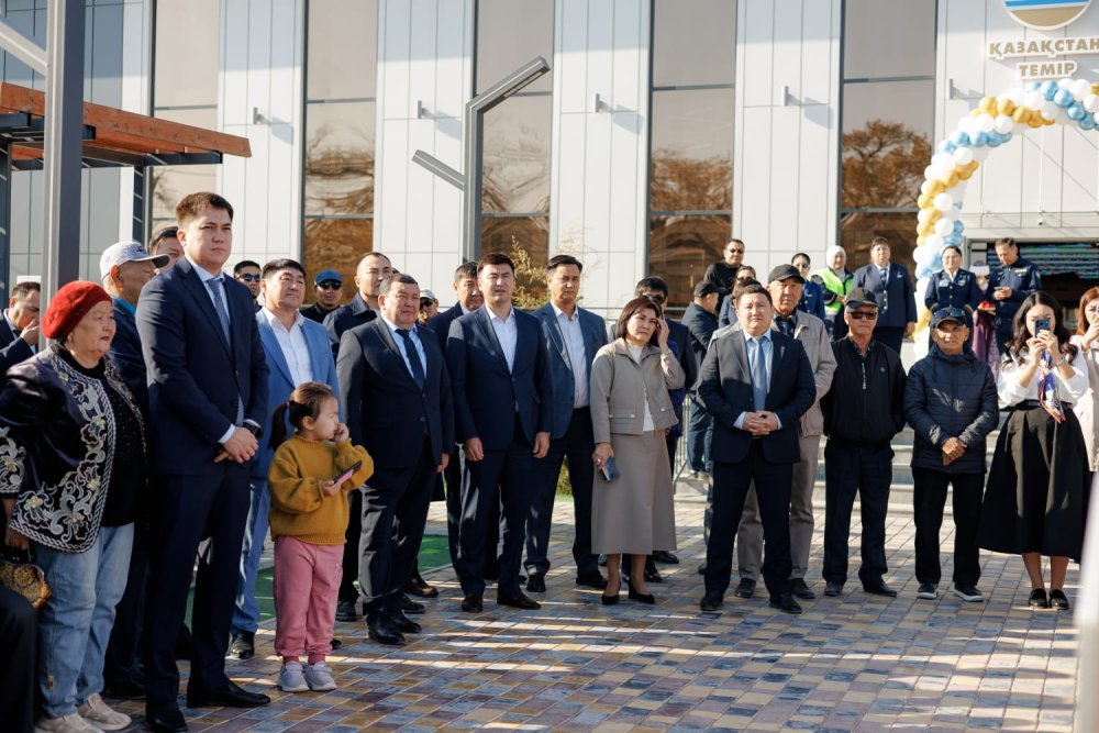 Құлсары қаласында жаңа теміржол вокзалы ашылды — Фотосурет 5