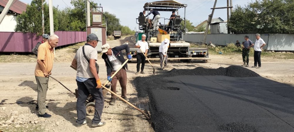 Тиірмен және Ұзынтам ауылдарының көшелерін асфальттау — Фотосурет 2
