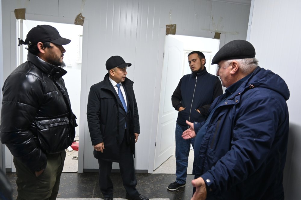 Аудан әкімі ветеринариялық пункт құрылысының барысымен танысты — Фотосурет 1