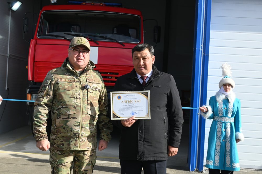 Жаңа өрт сөндіру бекеті — тұрғындардың қауіпсіздігін күзетуде — Фотосурет 8