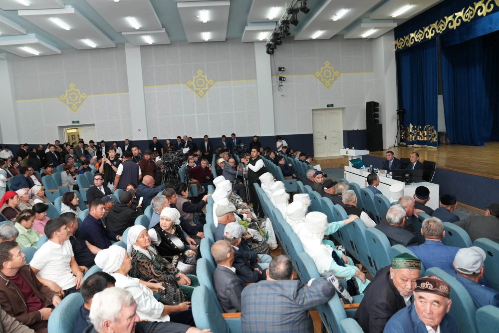НҰРАЛХАН КӨШЕРОВ САРЫАҒАШ АУДАНЫНЫҢ ТҰРҒЫНДАРЫМЕН КЕЗДЕСТІ — Фотосурет 8