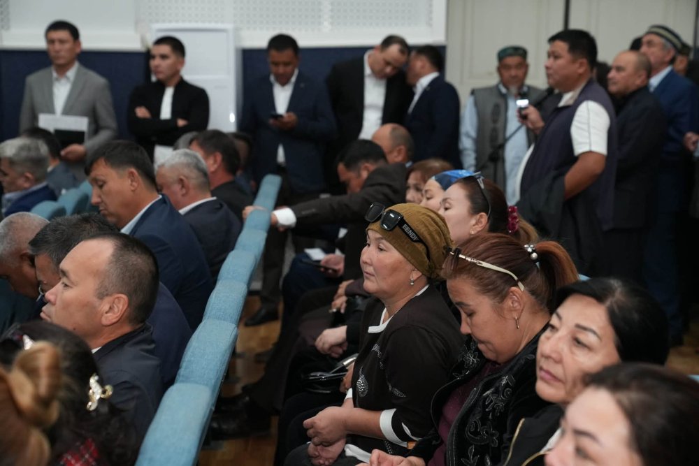 НҰРАЛХАН КӨШЕРОВ САРЫАҒАШ АУДАНЫНЫҢ ТҰРҒЫНДАРЫМЕН КЕЗДЕСТІ — Фотосурет 11