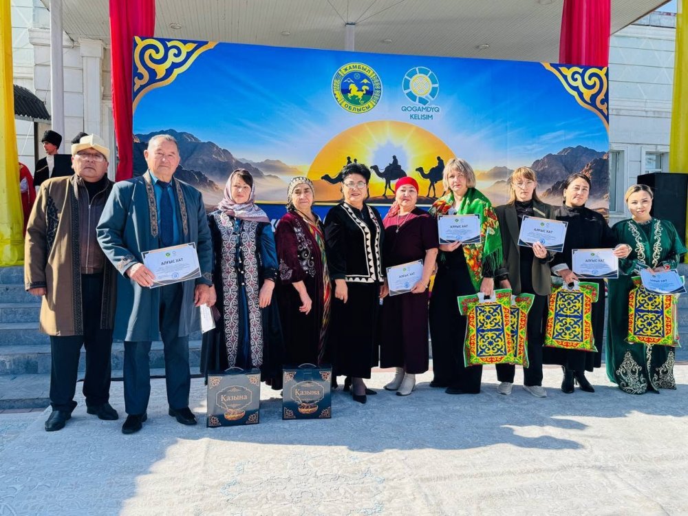 Республика күніне тарту: «Достық керуені» Жуалы ауданында кең ауқымда өтті — Фотосурет 31