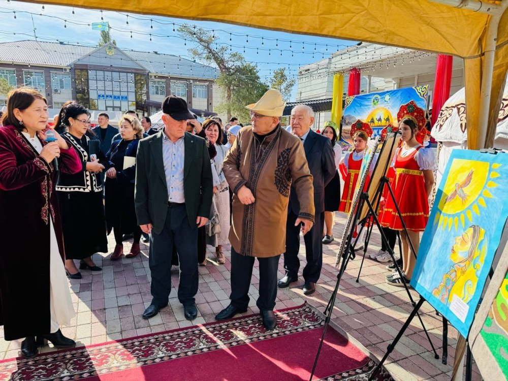 Республика күніне тарту: «Достық керуені» Жуалы ауданында кең ауқымда өтті — Фотосурет 5
