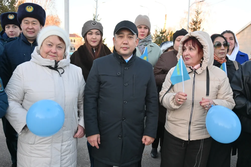 Қазақстан Республикасының Мемлекеттік Туын көтеру салтанатты рәсімі — Фотосурет 7