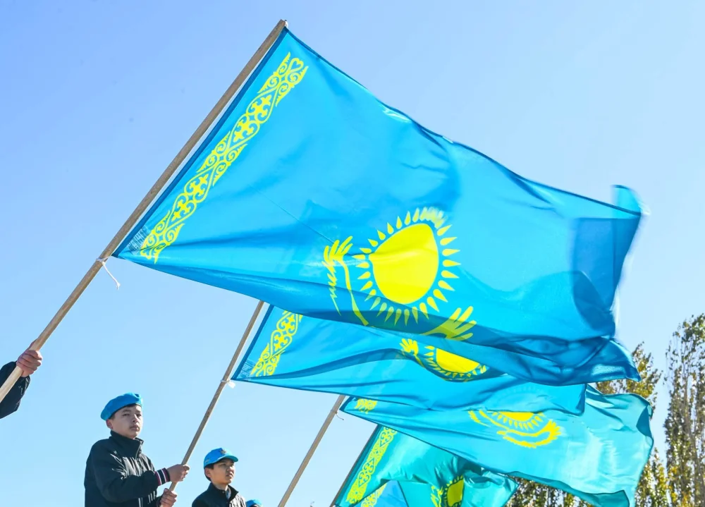 Мемлекеттік Ту көтеру рәсімі өтті — Фотосурет 5