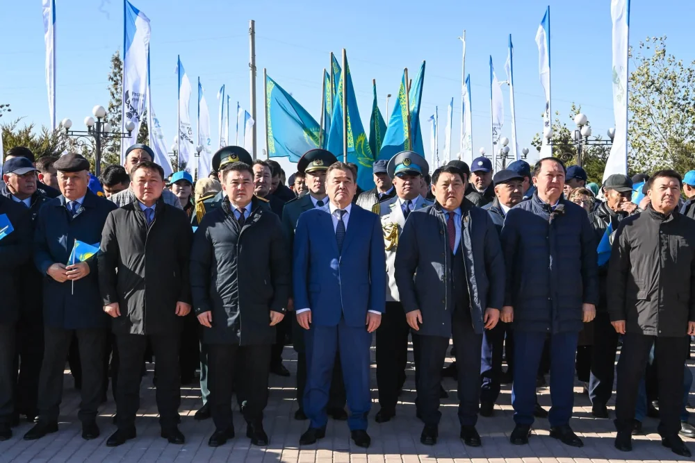 Мемлекеттік Ту көтеру рәсімі өтті — Фотосурет 6