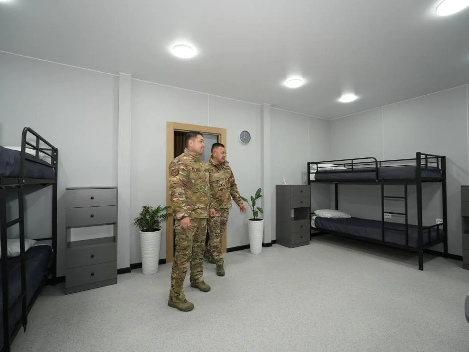 Целиноград ауданының Қоянды ауылында заманауи өрт сөндіру-құтқару базасын құрудың бірінші кезеңі аяқталды — Фотосурет 13
