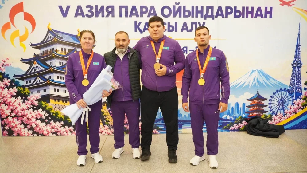 АЗИЯ ПАРА ОЙЫНДАРЫНЫҢ ЖЕҢІМПАЗДАРЫ ТҮРКІСТАНҒА ОРАЛДЫ — Фотосурет 2