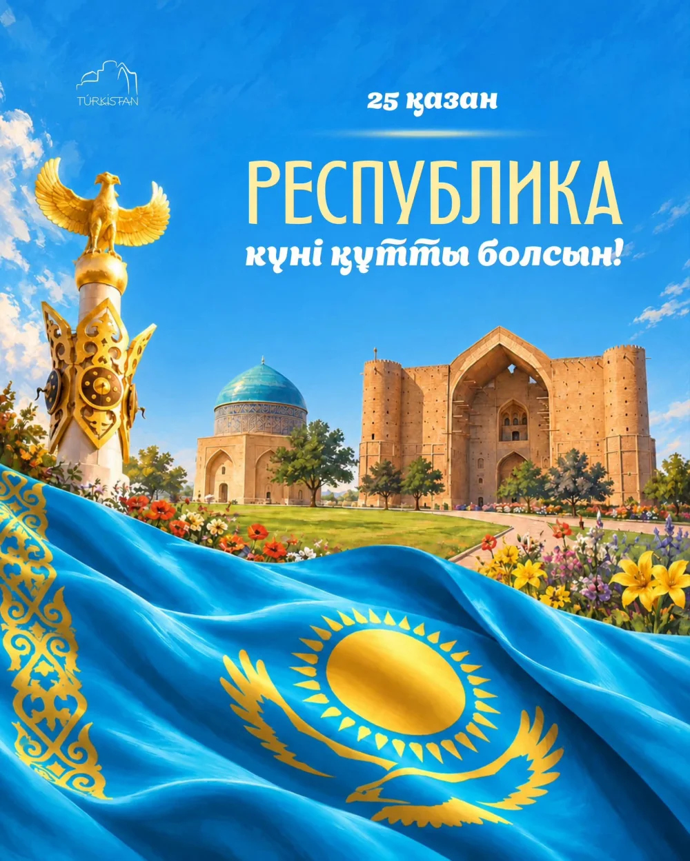 Ардақты ағайын! Құрметті Түркістан облысының тұрғындары!