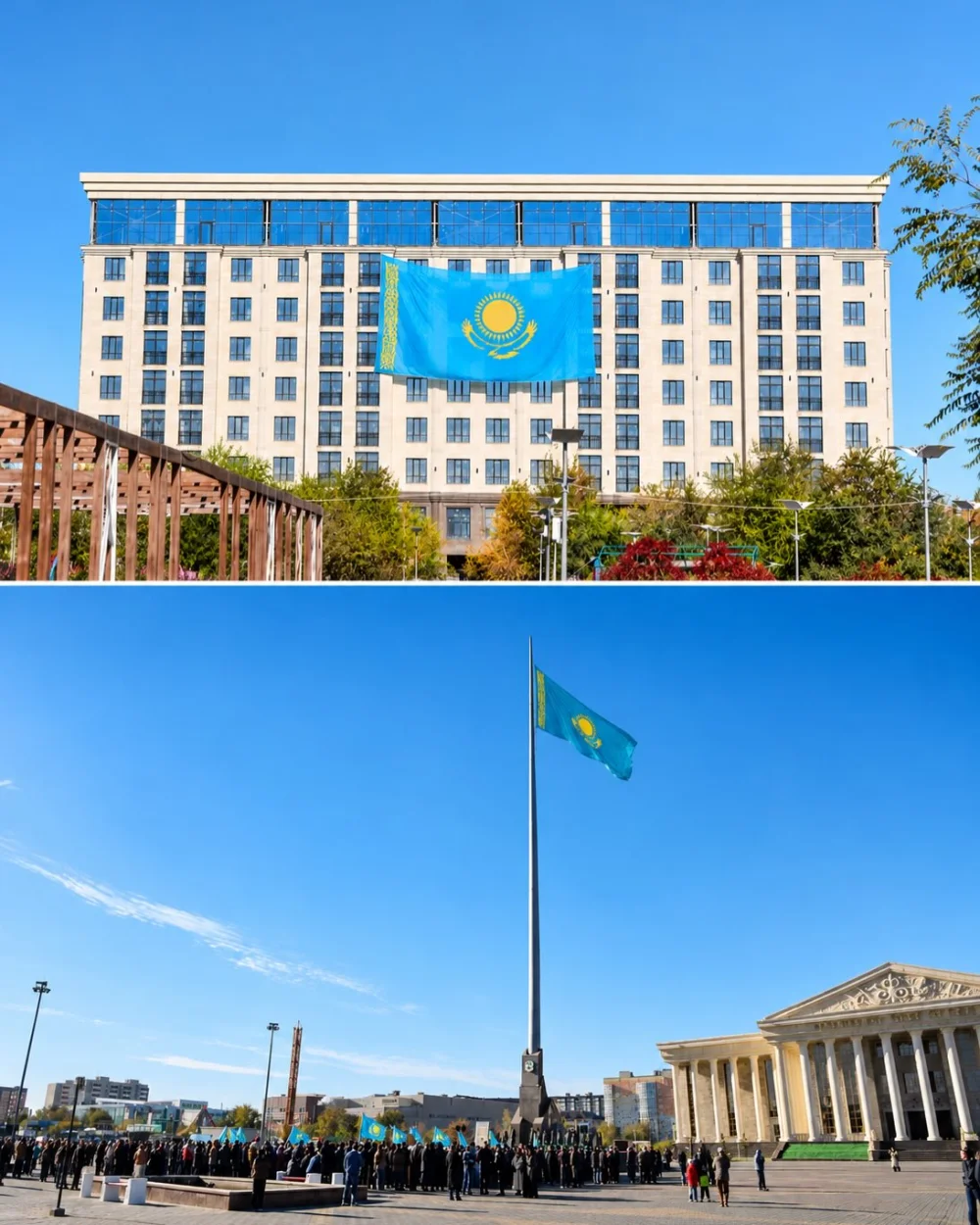 Оралда Республика күніне орай Мемлекеттік Ту көтеру рәсімі өтті — Фотосурет 2