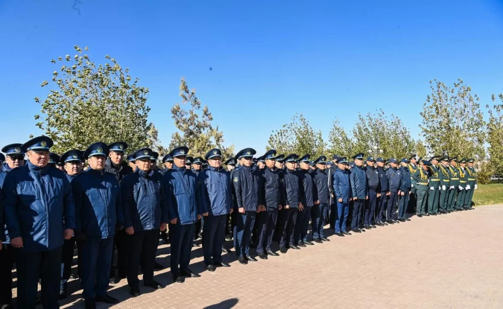 Мемлекеттік Ту көтеру рәсімі өтті — Фотосурет 9