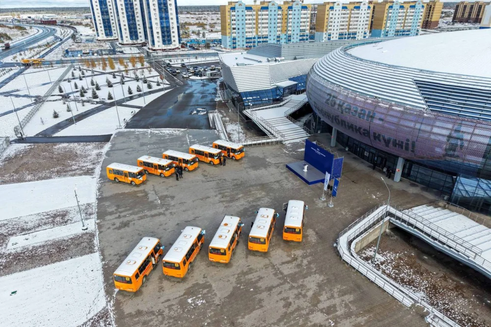 Жаңасемей ауданына жаңа мектеп автобусы табысталды — Фотосурет 2