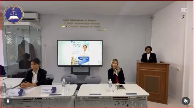 Х. Досмұхамедов атындағы Атырау университетінде «Заң мен тәртіп: құқықтарыңды біл, міндетіңді орында, жауапкершілікті сезін» тақырыбында студенттермен кездесу өткізді — Фотосурет 1