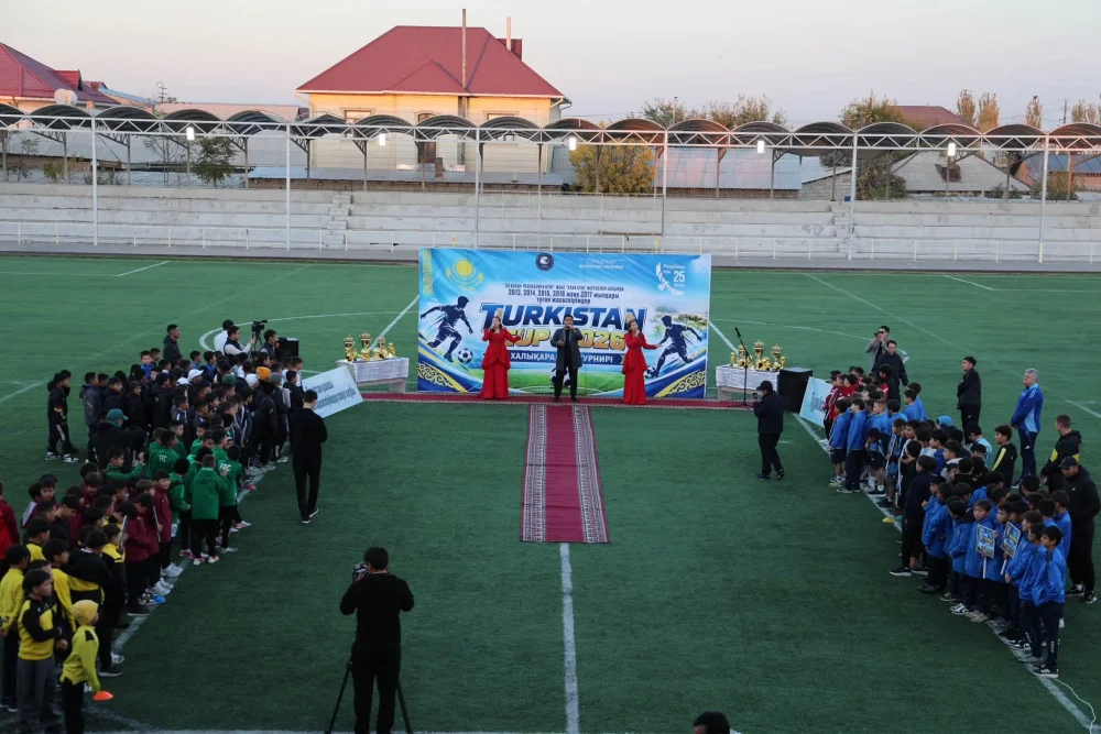 «TURKISTAN CUP-2026» ХАЛЫҚАРАЛЫҚ ФУТБОЛ ТУРНИРІНІҢ АШЫЛУ САЛТАНАТЫ ӨТТІ — Фотосурет 6