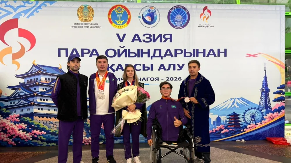 V Азия Пара ойындарында күміс жүлде алған спортшылар елге оралды — Фотосурет 3