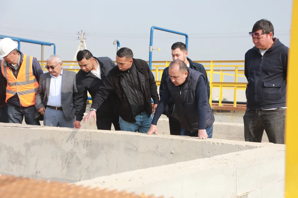 САРЫАҒАШ: КӨКТЕРЕКТЕГІ КӘРІЗ ТАЗАЛАУ КЕШЕНІНІҢ ҚҰРЫЛЫСЫ ЖҮЙЕЛІ ЖҮРГІЗІЛУДЕ — Фотосурет 4