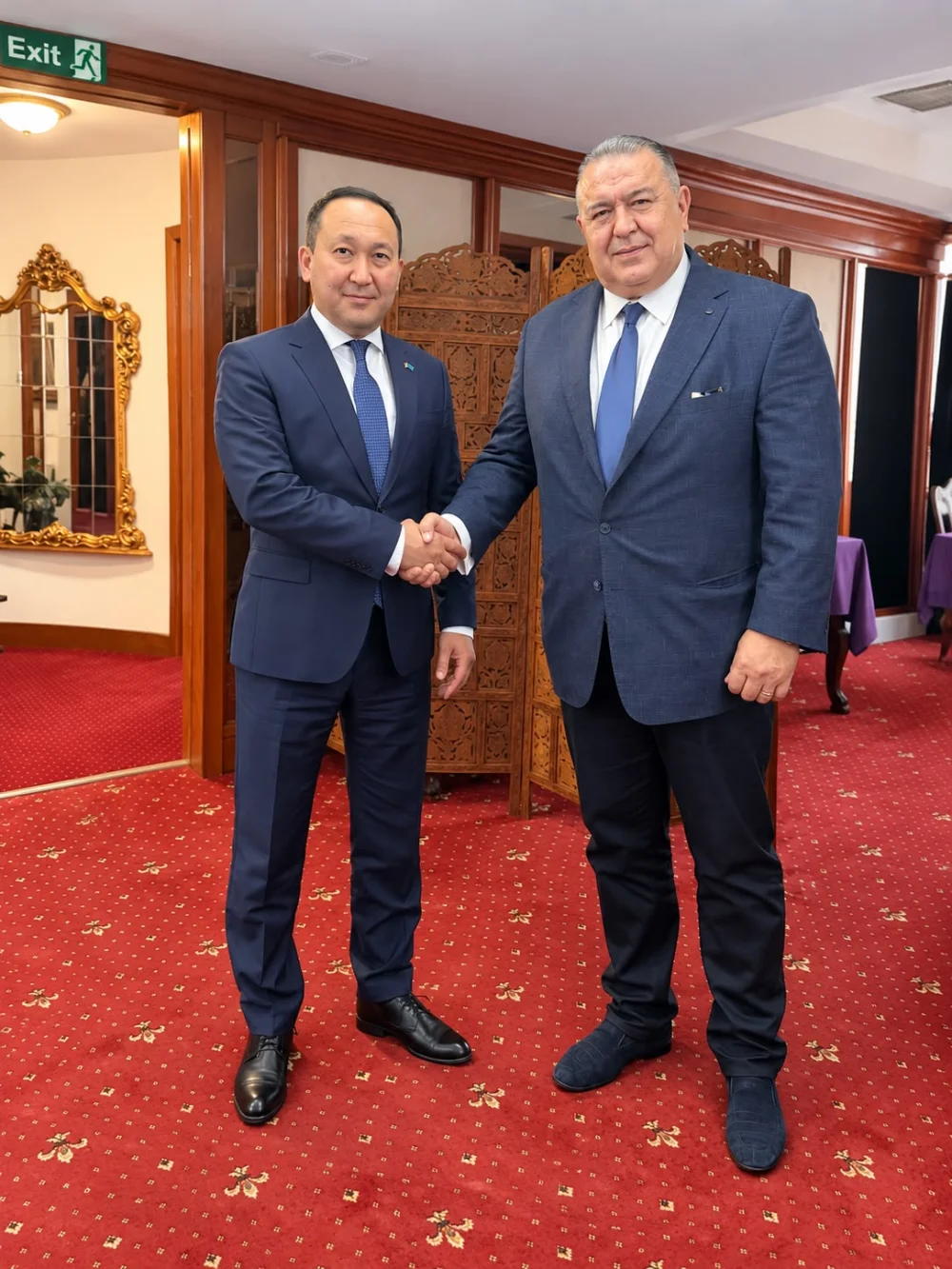 Қазақстан Елшісі Румынияның Сауда-өнеркәсіп палатасының басшылығымен сауда-экономикалық және инвестициялық ынтымақтастықты дамыту мәселелерін талқылады — Фотосурет 1