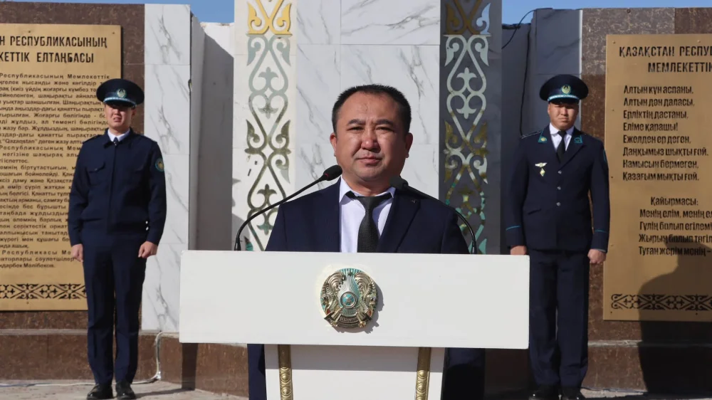 Сырдария ауданында мемлекеттік ту көтеру рәсімі өтті — Фотосурет 2