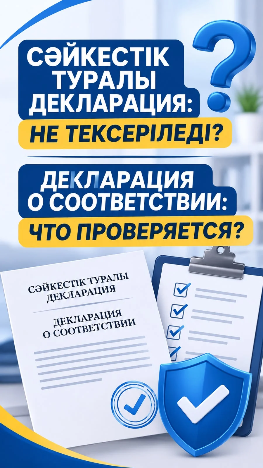 СӘЙКЕСТІК ТУРАЛЫ ДЕКЛАРАЦИЯ: НЕ ТЕКСЕРІЛЕДІ?