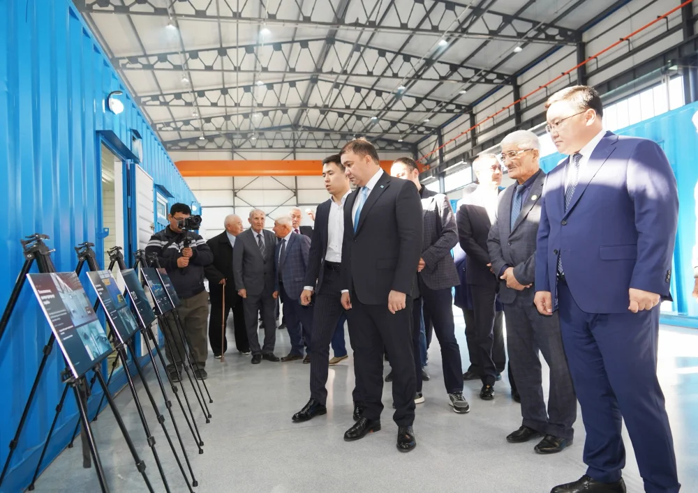 ПРЕЗИДЕНТ ТАПСЫРМАСЫ: ТҮРКІСТАН ОБЛЫСЫ КЕНТАУ ҚАЛАСЫНДА ЖАҢА ЗАУЫТ ІСКЕ ҚОСЫЛДЫ — Фотосурет 4