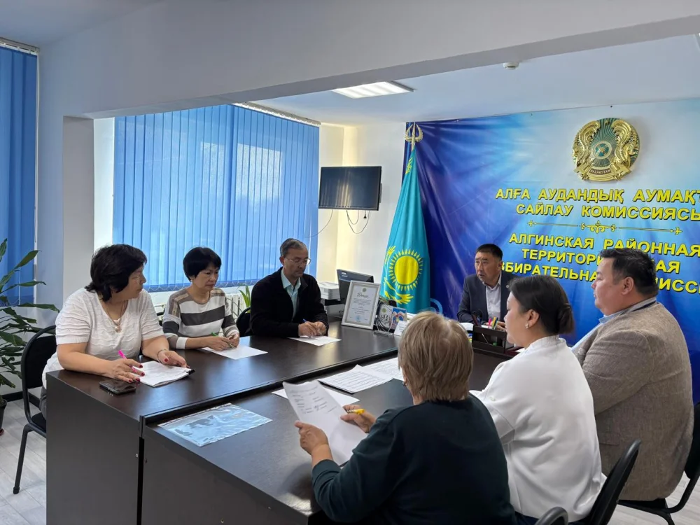Алға ауданында аудандық мәслихат депутаттығына кандидаттарды ұсыну қорытындылары қаралды